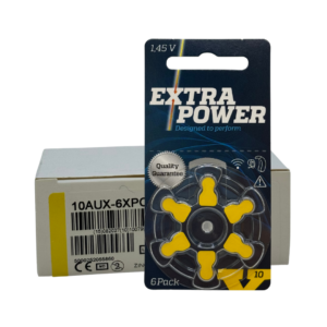 Extra Power – BEST BUY 10 Packs Size 10 (Yellow 10A) 60 Batteries