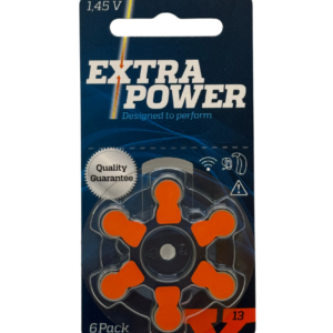 Extra Power Size 13 (Orange p13) 6 Batteries