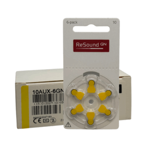 ReSound - Bulk Buy - 10 Packs Size 10 (Yellow 10A) 60 Batteries