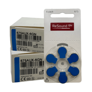 ReSound - Bulk Buy - 20 Packs Size 675 (Blue 675A) 120 Batteries