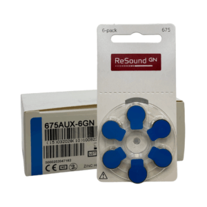 ReSound - Bulk Buy - 10 Packs Size 675 (Blue 675A) 60 Batteries